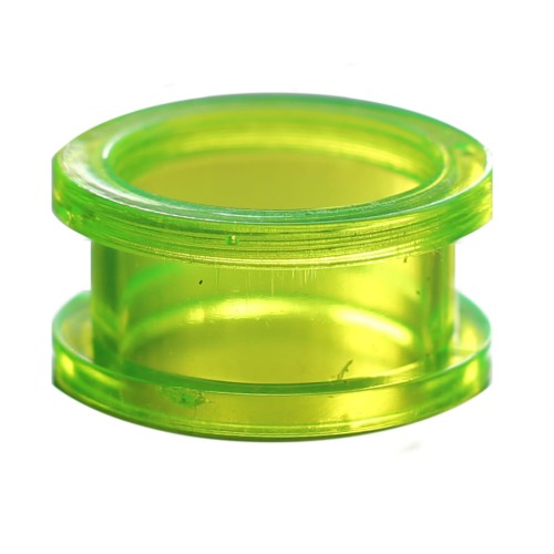 Transparentny jasnozielony tunel akrylowy ze ścianką.jpg