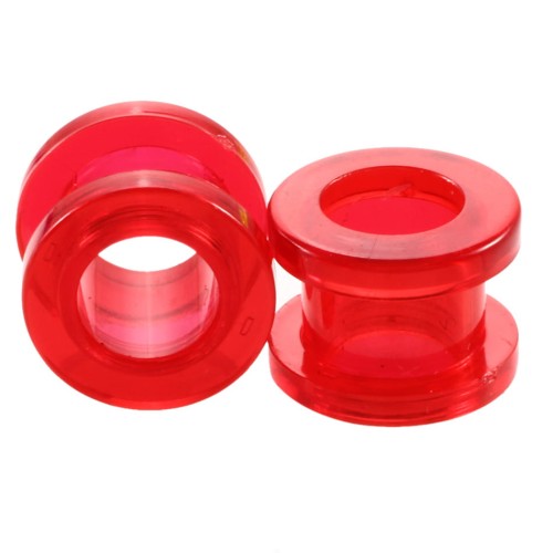 Transparentny czerwony tunel akrylowy ze ścianką.jpg