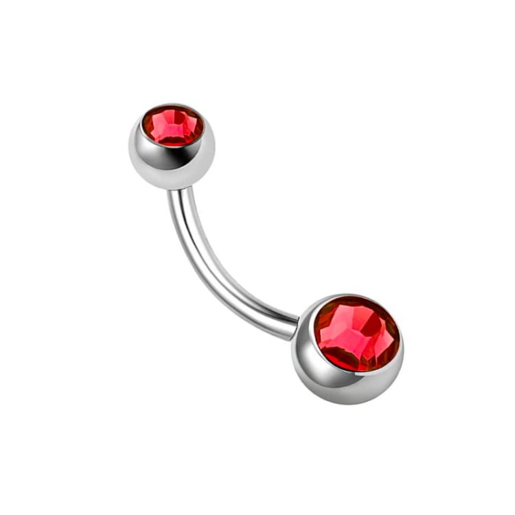 Kolczyk do pępka ze Stali 316L z czerwonymi cyrkoniami.jpg