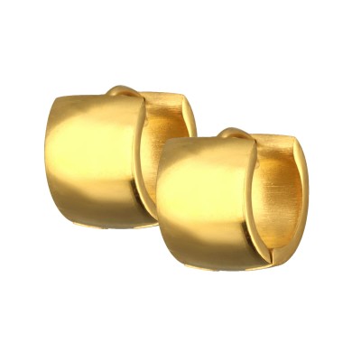 Kolczyki huggie polok 6-9 mm złote_GRUPA_7m.jpg