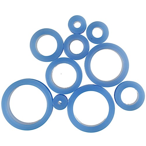 Niebieski tunel akrylowy ze ścianką.jpg